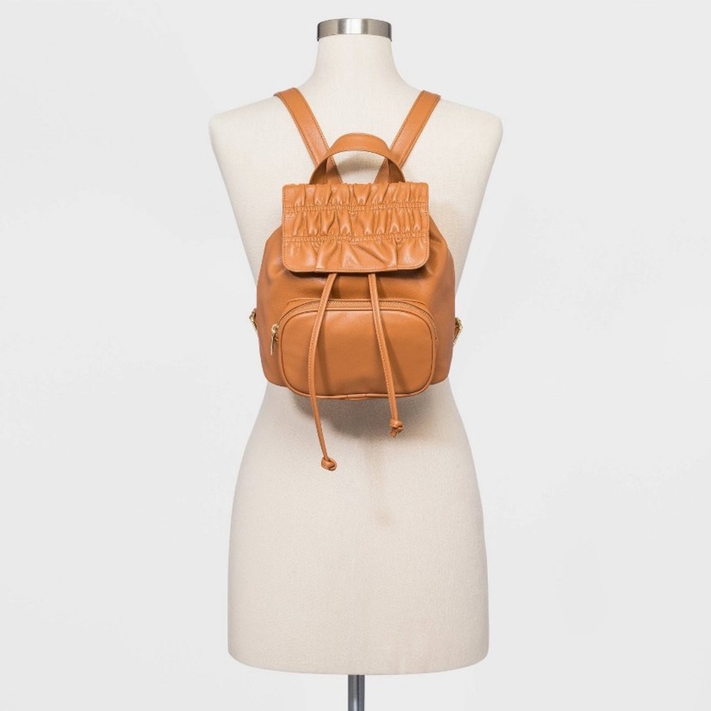 Wild Fable Mini Flap Backpack Tan